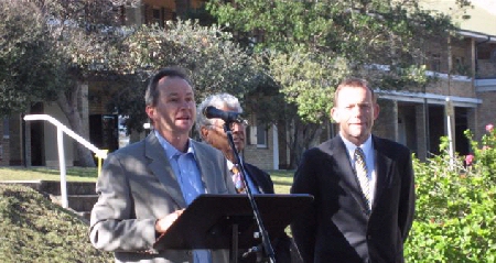 Speeches at the opening of the Visitor Centre